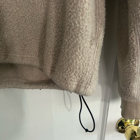 Everlane Renew Fleece Half-Zip Pullover - Oatmeal - Picture 5 of 8